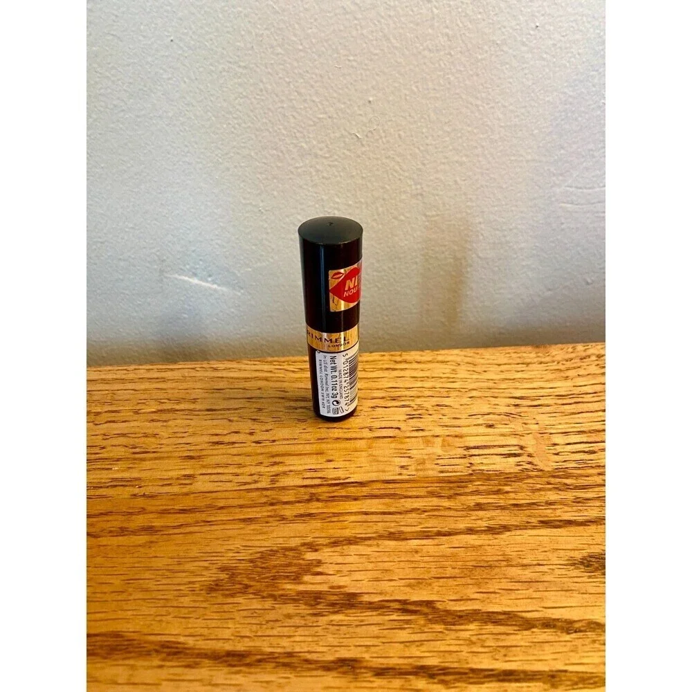 RIMMEL COOL SHINE Lipstick 052 COOL unsealed DISCONTINUED VINTAGE flaw nwob